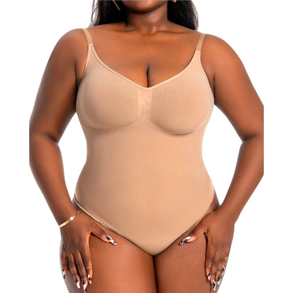 Revenge Body Beige Snatched Bodysuit XL NWT